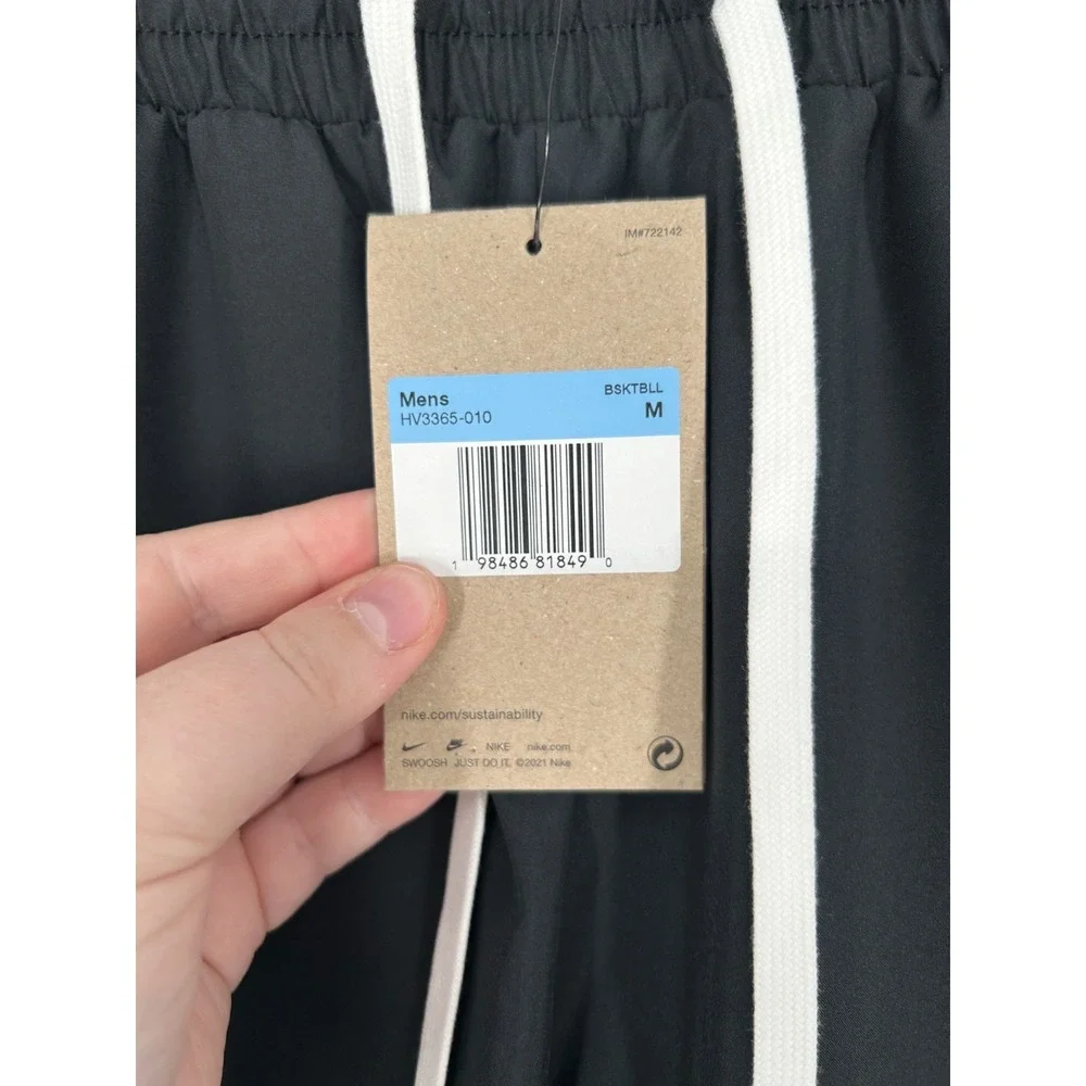 Nike‎ Icon Woven Basketball Pants Mens Medium Joggers Tapered Cuffed HV3365-010